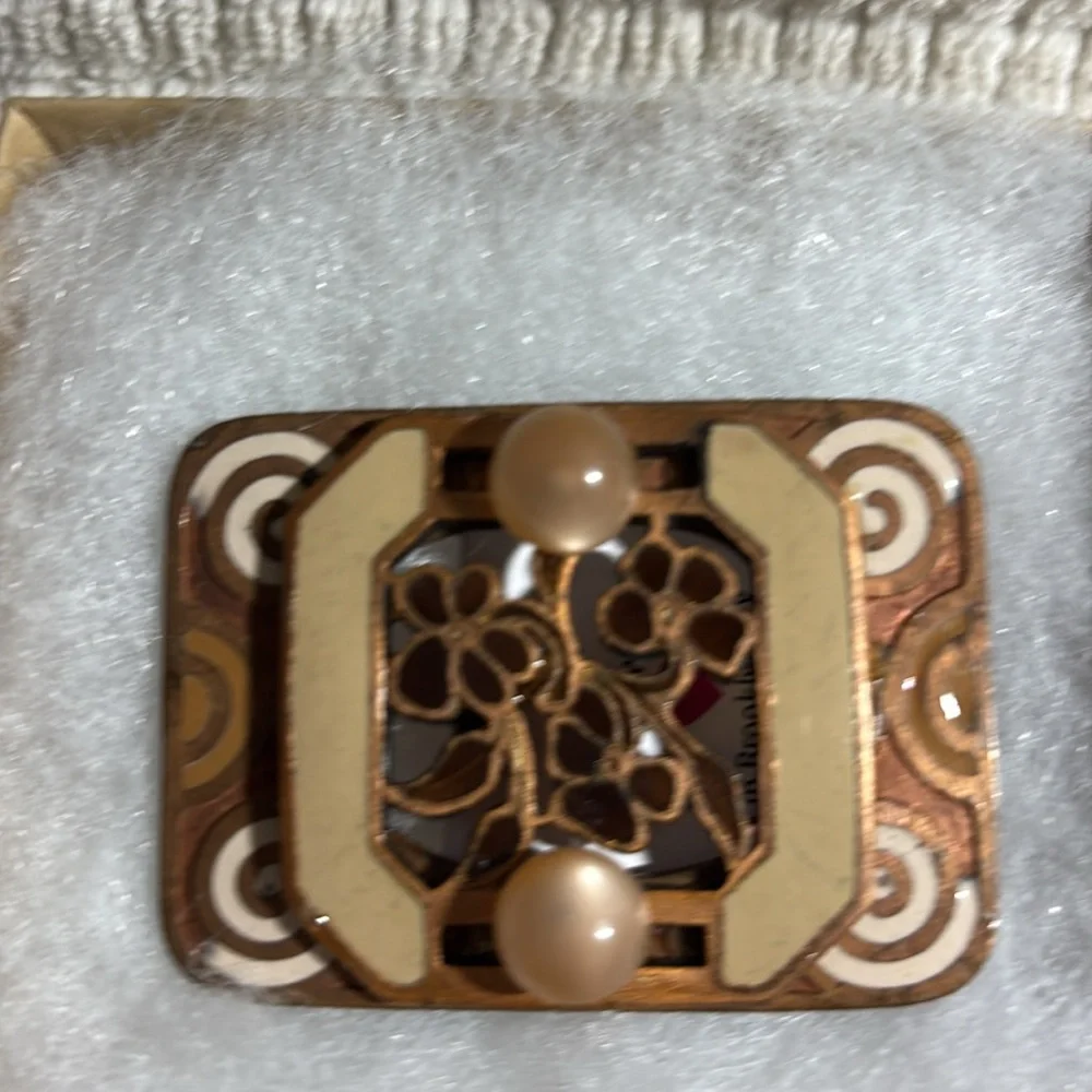 Joli whimsy, art, deco, jewelry brooch